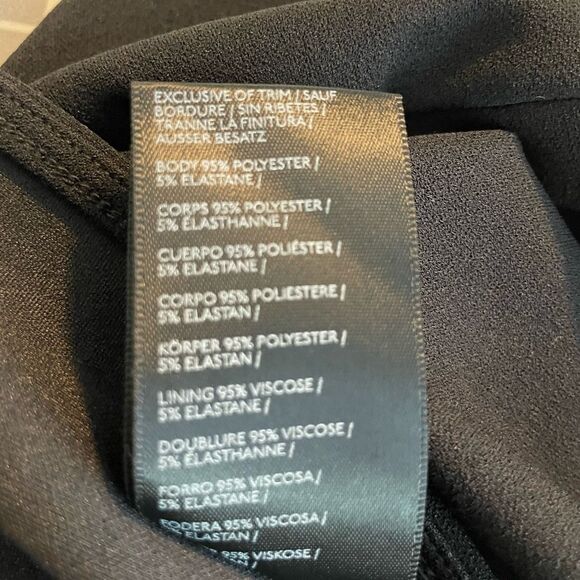 Silence + Noise Aubree Strapless Lace-Up Top Black S - Picture 9 of 10